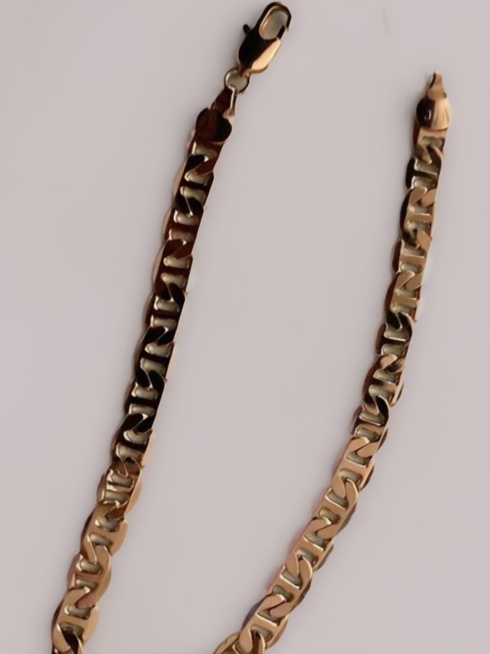 14k gold filled bracelet solid mariner link